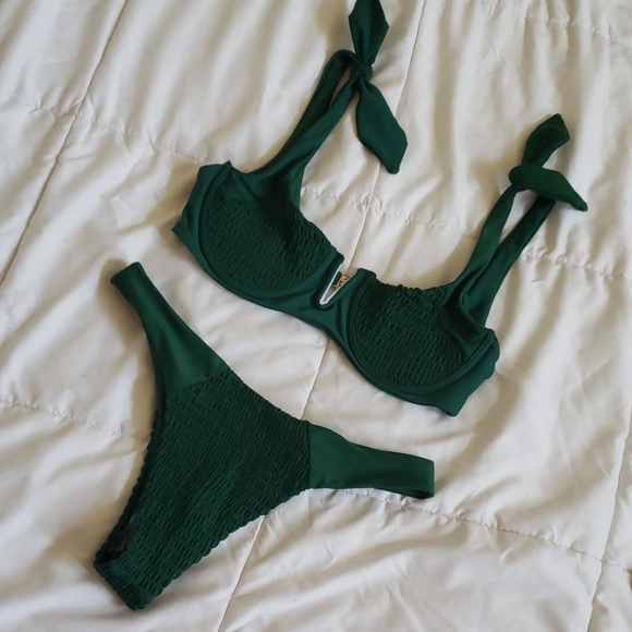 Zaful Other - Zaful Hunter Green Bikini 🌴
